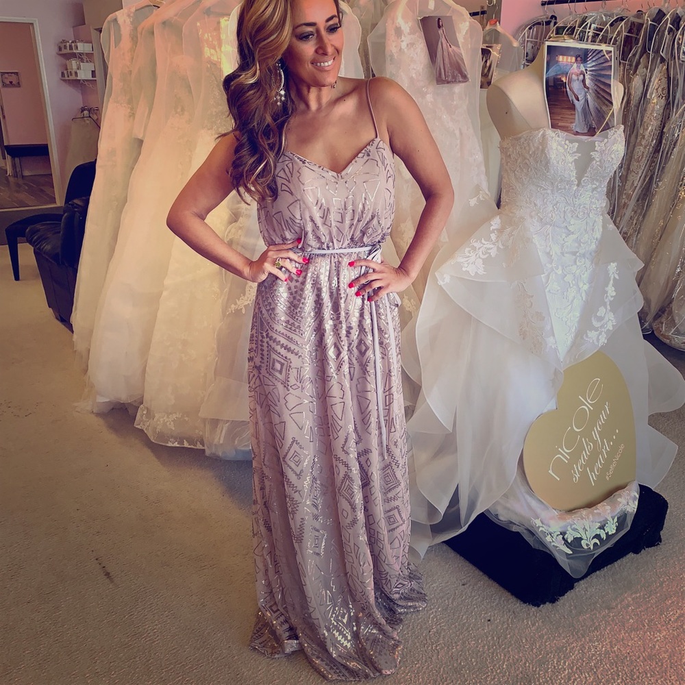 NEW WITH TAGS caviar mesh evening gown 👗